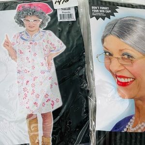 Hundredth day of school old lady costume